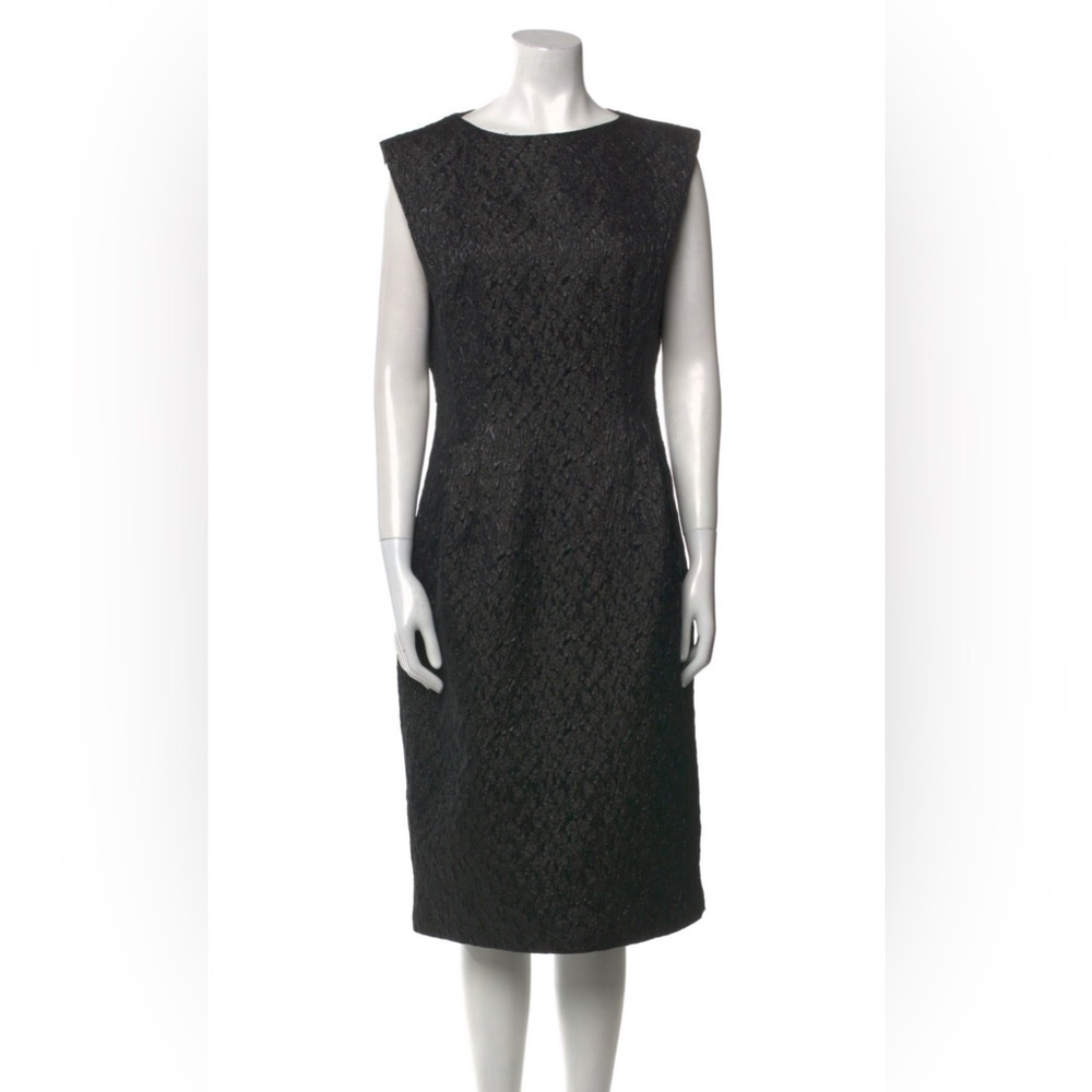 Michael Kors Elegant Black Sleeveless Dress- made in Italy